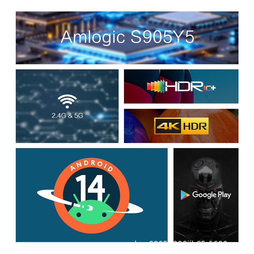 Tanix TX5 Android TV Box, Amlogic S905Y5, Supporto 4K