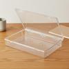 Compartment Box SeeThrough Organizer Compartmentalized Transparent Storage Case for Hobbyists,
