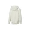 Nike Solid Color Logo Hoodie Warm Fleece Sports Sweatshirt Women Sweatshirt White FB8784-020