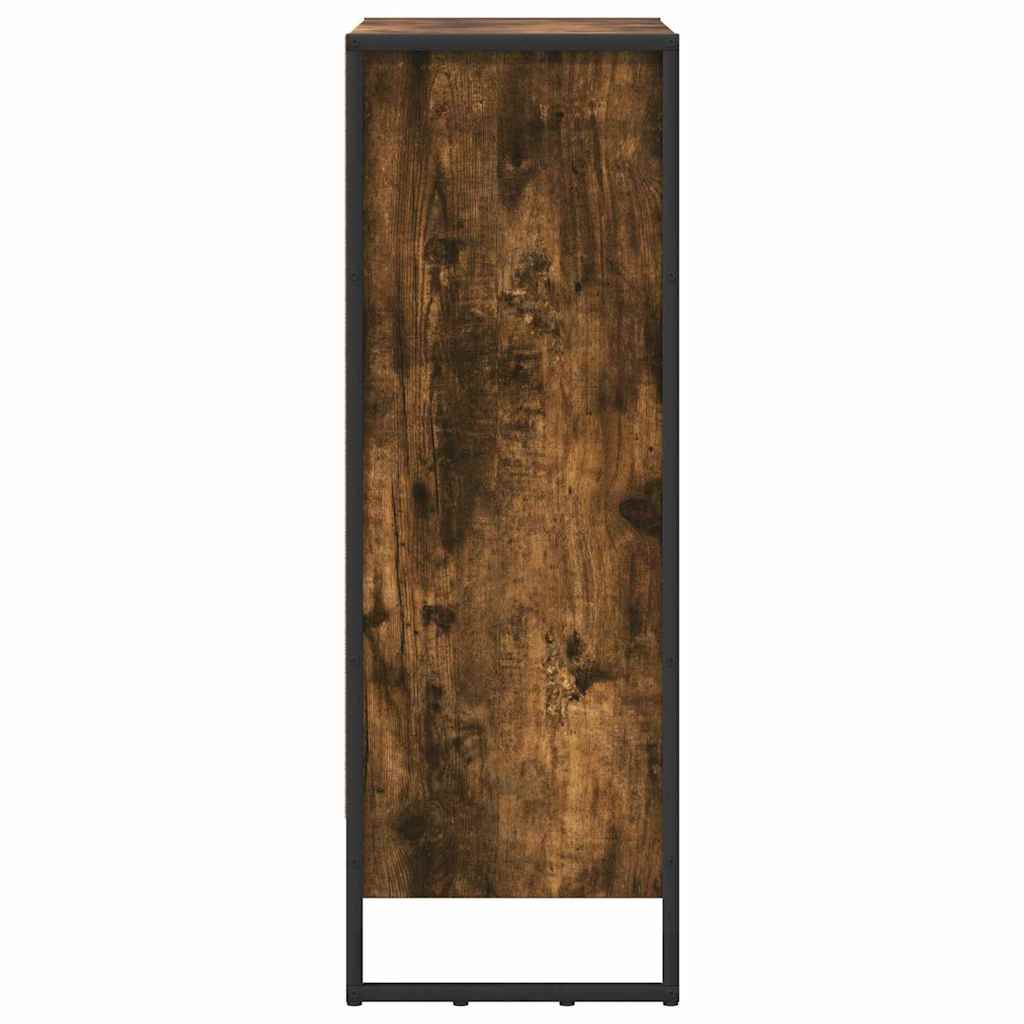Bookshelf Smoked Oak Finish 60 x 30 x 86.5 cm Particleboard