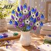 Set Tutorial Fiore con Perline Kit Bouquet di Fiori Selvatici, Artigianato Fai da Te Floreale Decorazione per la Casa Realizza Fiori, Progetto Artistico con Perline per Adulti Adolescenti Kit