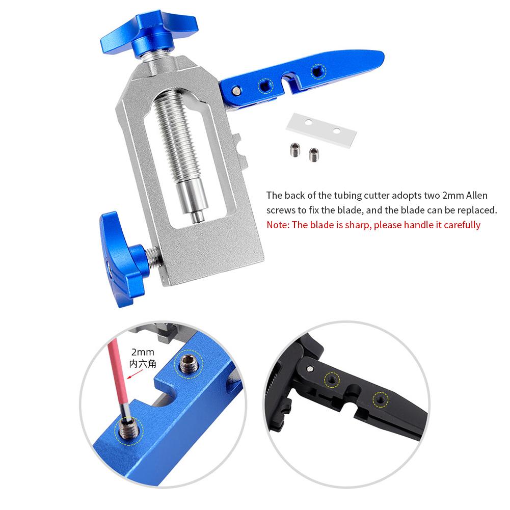 TOOPRE Driver Hydraulic Hose Cutters Multifunctional Bicycle Oil Needle Installation Tool Universal Simple Operation