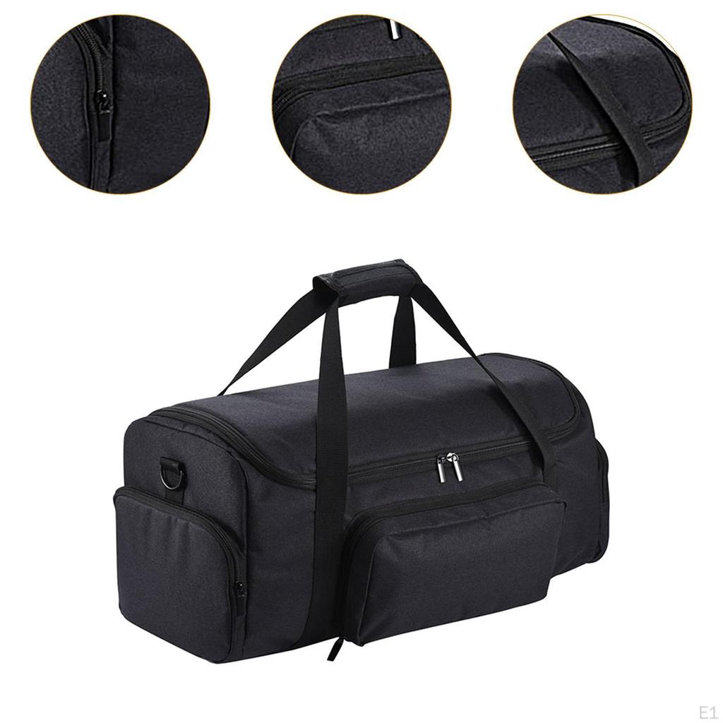 Portable Speaker Bag Carrying Case Adjustable Shoulder Strap Shockproof Large Storage
