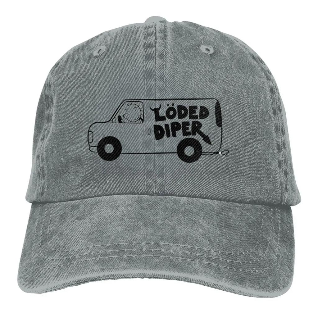 Loded Diper Van Trucker-Kappen Merchandise Retro Used Gewaschen Tagebuch eines Clowns Hut Für Unisex Stil Verstellbar