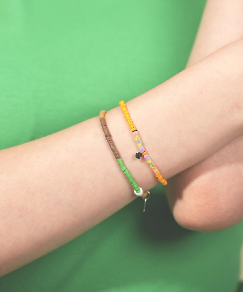 Bonbeau Soft Pop Color Beads Layered Bracelet