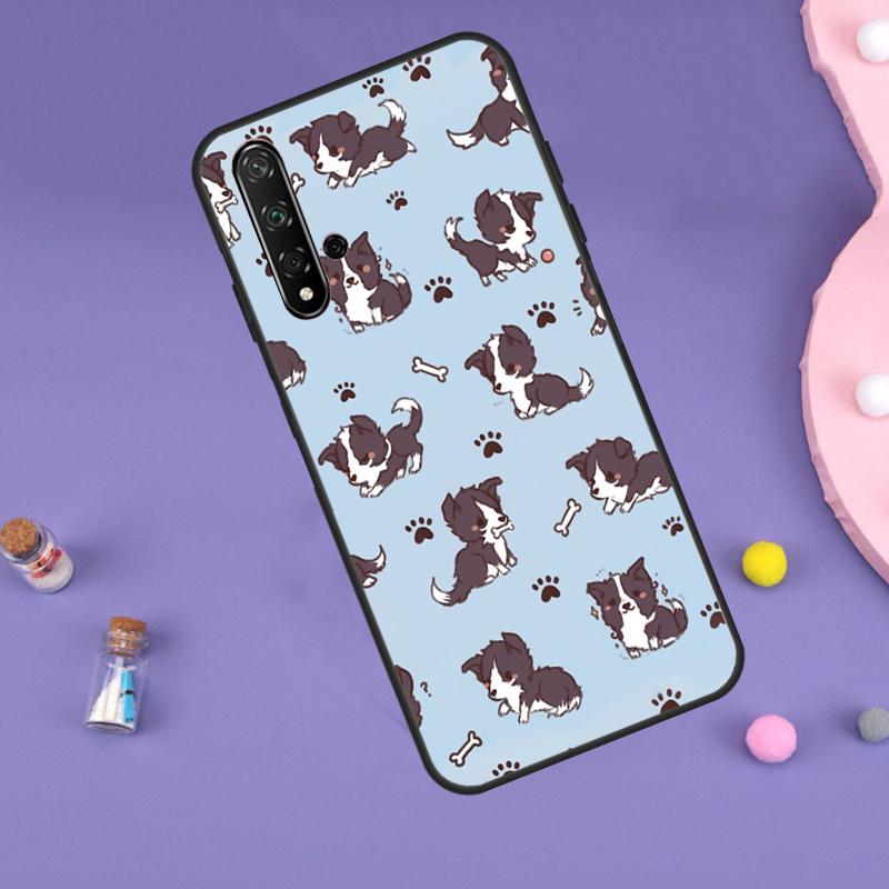

Чехол для собаки бордер-колли для Huawei Nova 11i 3i 7i 5T 11 9 10 SE Y60 Y61 Y70 Y90 Y91 P20 P40 Lite P30 Pro Cover Huawei P30 Lite