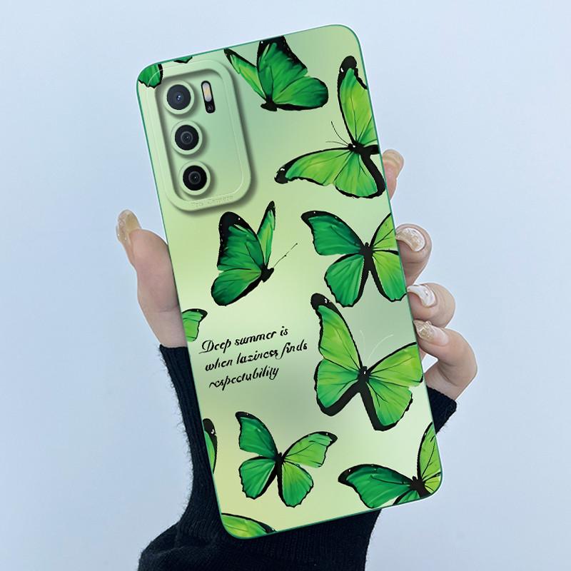 For OPPO A16 Case Oppo A16s A54s Case Fashion Simplicity Flower Soft LIquid Silicone Shockproof Cover Oppo CPH2269 CPH2271 Funda
