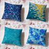 Landscape Cushion Cover Premium Comfort Reversible Pillow Cove Two In One Design for Any Room  Car Interior