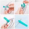 Best 20 Pcs Mobile Phone Cable Winder Earphone Clip Charger Cord Organizer Management Silicone Wire Cord Fixer Holder Cable Belt