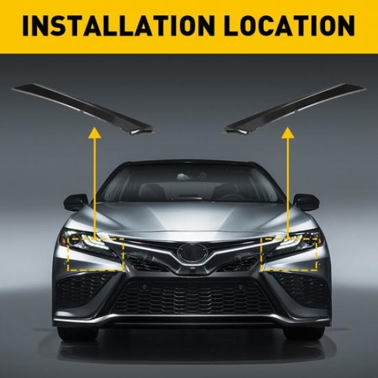For 2018- Toyota  Camry FILLER TRIM HEADLIGHT LEFT &RIGHT PASSENGER HOT