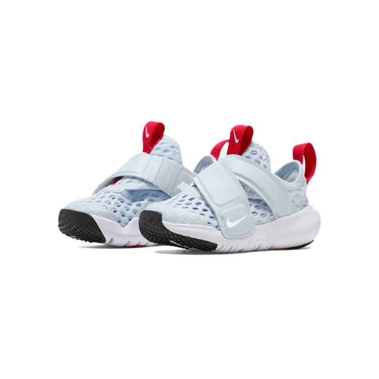 Nike Flex Advance Slip Resistant Shock Absorbing Durable Breathable Lightweight Low Top Running Shoes Baby sneaker Light-Blue Gray DV9106-411