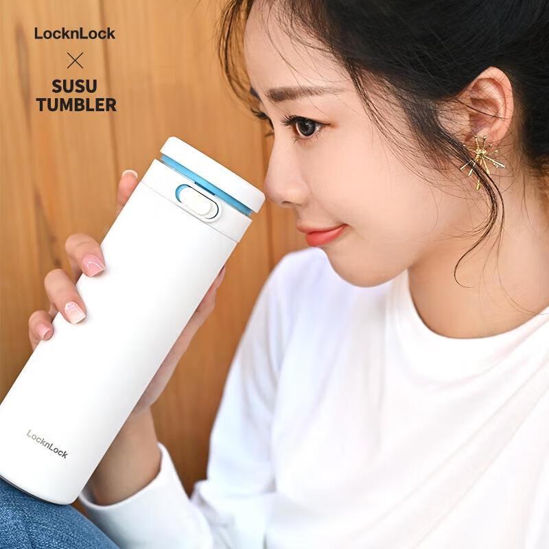 Lock&Lock 316 Stainless Steel Pop-up Lid Thermos Mug