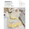 Pet spring and summer new medium and large dog princess lace skirt cute dog cat clothes Samoyed anti-hair loss