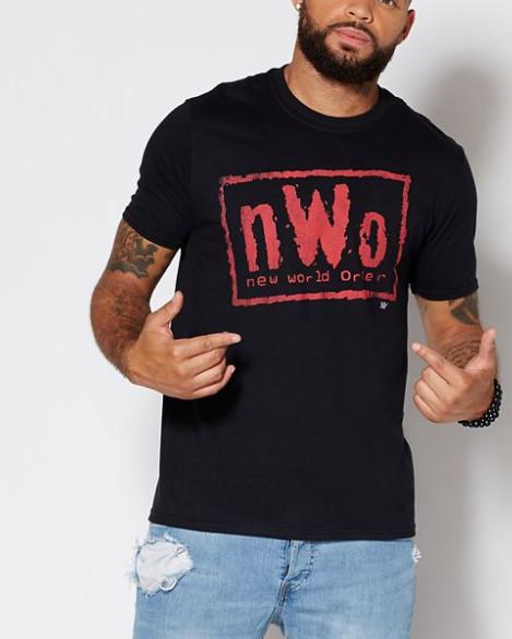 

WWE Mens NWO New World Order Wolfpac Black & Red Tee Shirt New Small M
