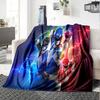 Rangers Team-up Flannel Blanket, Soft Polyester, Modern Design, All-Season for Camping, Travel, Gifts for Holidays or Birthdays