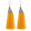 LOVBEAFAS Ethnic Fringe Tassel Long Earring Beads Statement Brinco Dangle Drop Earrings For Women Fashion Jewelry Bijoux Femme