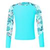 Girls' Swimsuit Long Sleeve UPF50+ Rash Guard Top Swimming Shirt Swimwear