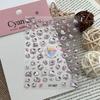 Pegatinas Personalizadas de Dibujos Animados Lindos en Relieve para Uñas