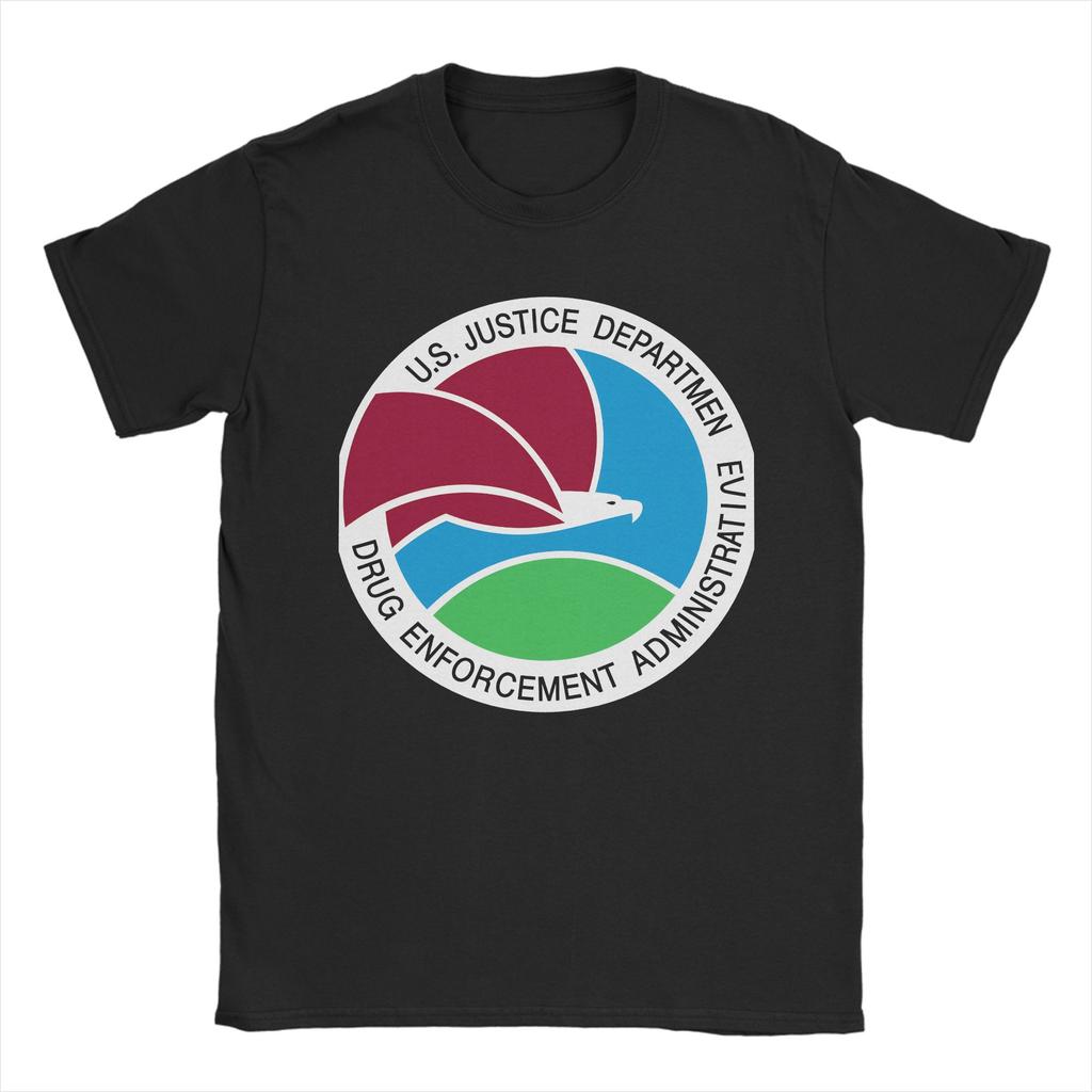 Men DEA US Federal Interdiction Agency  T Shirt  100 Cotton Clothes Leisure Short Sleeve Crew Neck Tee Shirt Gift Idea TShirts