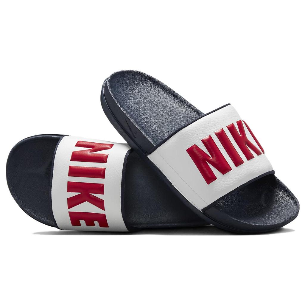 Nike Offcourt Slide White Obsidian Unisex Sneakers Gym-Red BQ4639-104