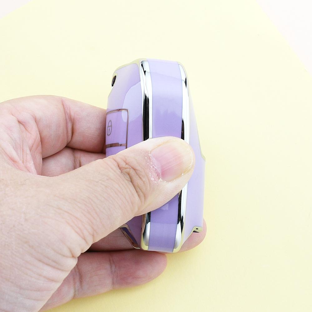 Silver Edge Keyless Shell Fob TPU Car Flip Key Case Cover For Citroen C3 C4 CACTUS C6 C8 for Peugeot 208 308 408 508 2008 3008 4008 5008