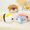 Sushi Otter Sea Plush Keychain Cute Animal Backpacks Keyrings Birthday Gift