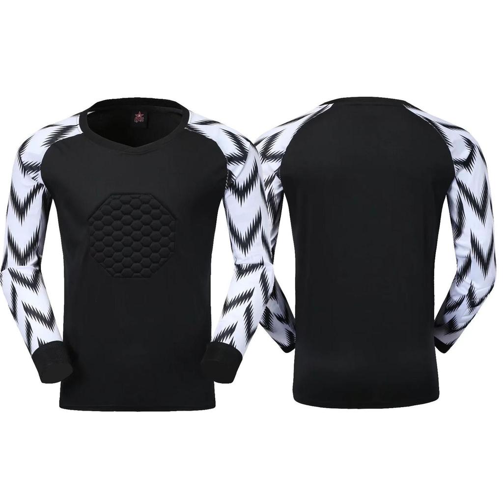 Goalkeeper Uniform with Anti-Fall and Anti-Collision Sponge Padding for Football Training