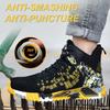 Stivali da Uomo Stivali da Lavoro di Sicurezza Anti-schiacciamento Anti-perforazione Scarpe da Ginnastica da Lavoro Scarpe di Sicurezza Uomo Donna Scarpe da Lavoro Stivali da Lavoro Indistruttibili