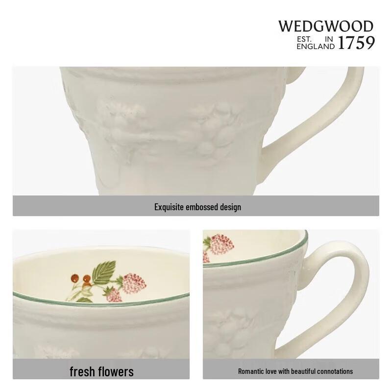 Wedgwood Joyful Holiday Ivory Mug