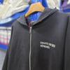 E.R.D SS26 Classic Washed Retro Zip Hoodie Mens Casual Loose Fit Sweatshirt