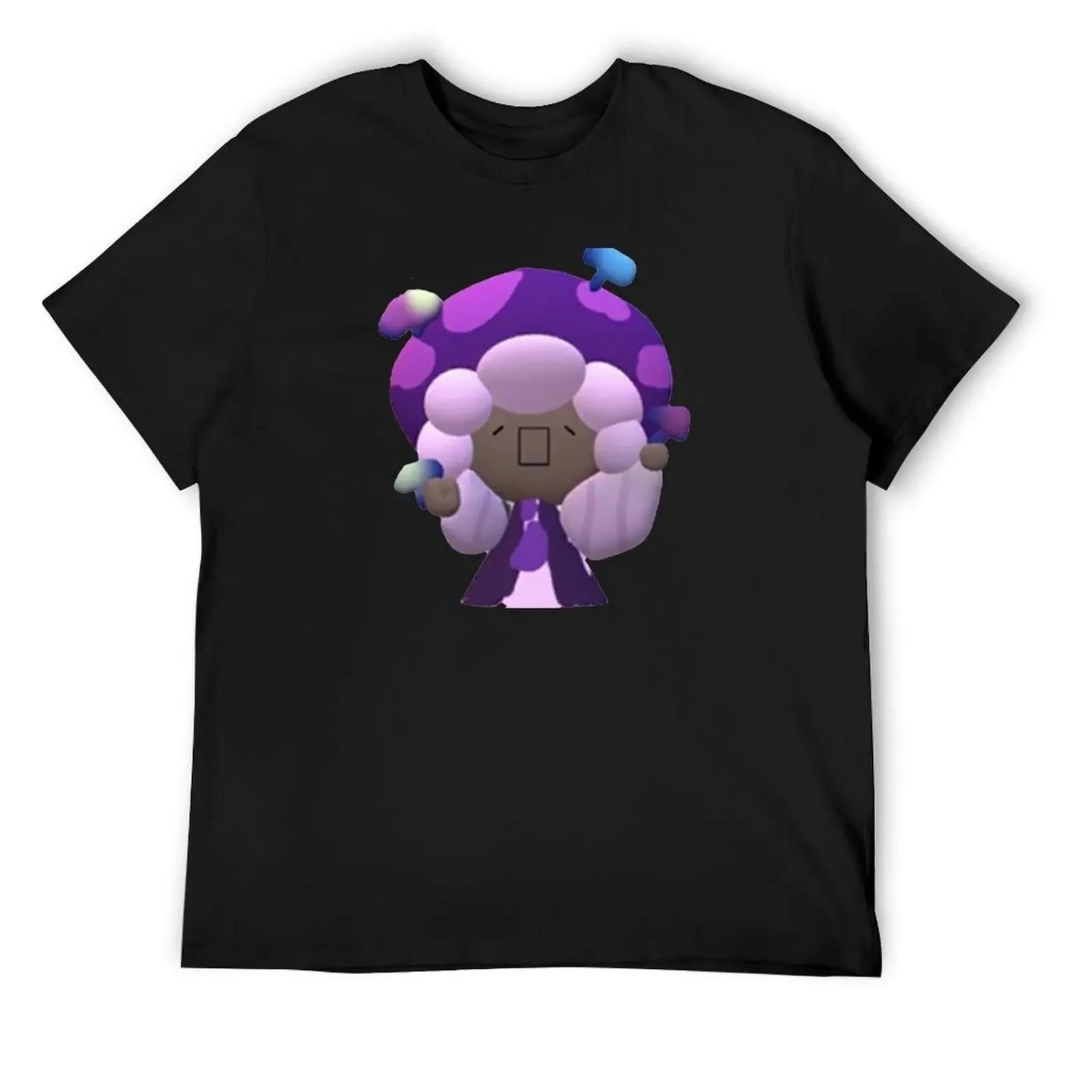 Shroomie Poison Mushroom Cookie T-Shirt customizeds Luxury man mens graphic t-shirts anime XXXXXL разноцветный