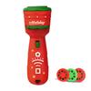 Fun Cartoon Santa Projector Flashlight Luminous Toy Kids Early Education Light Up Pattern Flashlight Baby Puzzle Christmas Gifts