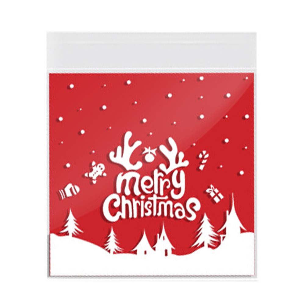 

Biscuits Snack Santa Claus Xmas Baking Gift Bags Party Supplies Candy Pouch Christmas Decoration Elk