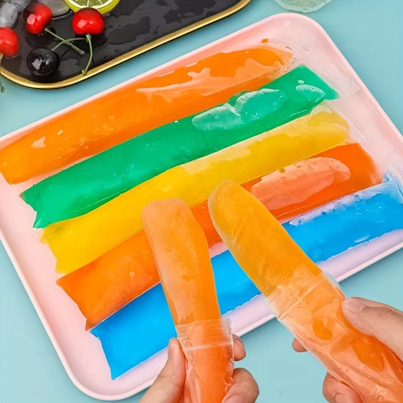 50 Stück/1 Stück Einweg-Kühlschrank-Eiswürfel-Aufbewahrungsbeutel, Eis am Stiel Beutel, Geeignet für Sommergetränke und Eiswürfelherstellung