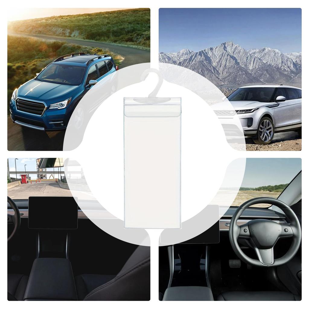 Disabled Parking Permit Holder - Parking Permit Protector Sign Retention Tool | Protective Cover for Rearview Mirror Car Accessories