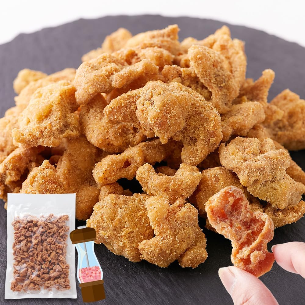 Natural Life Chicken Skin Snacks with Addictive Rock Salt Food Snacks Delicacies Chicken Chips Crackers Juicy Pink Salt Andes (200g)