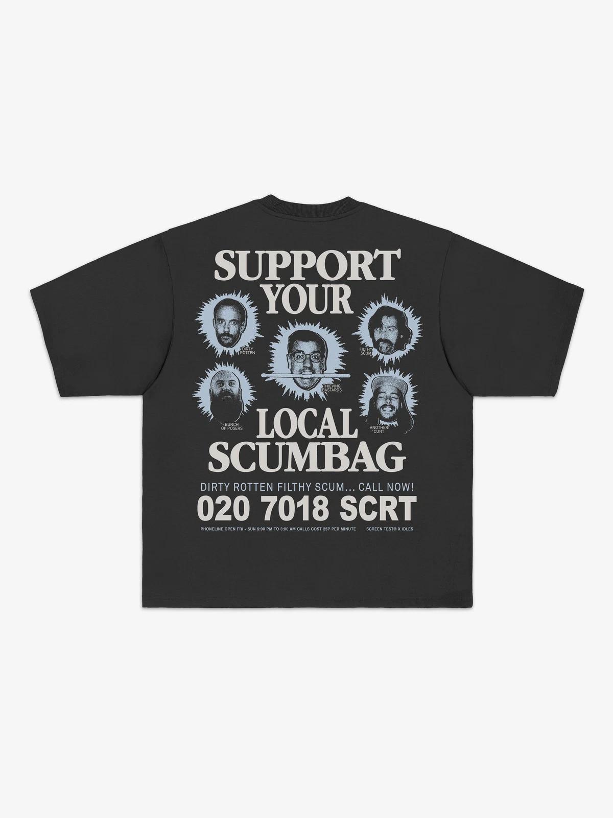 Scumbag T-Shirt - Washed Black XL