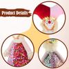 Christmas Clown Doll Decoration Home Decor Xmas Figure Figurine Holiday Ornament for