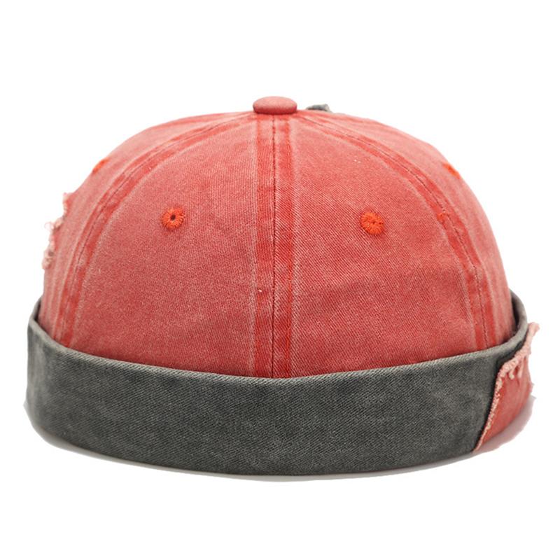 2026 New Landlord Hat Washed Patch Cloth Broken Hole Guapi Hat Daily Commuting Decoration Hat Hip Hop Hat Unisex Borderless Hat