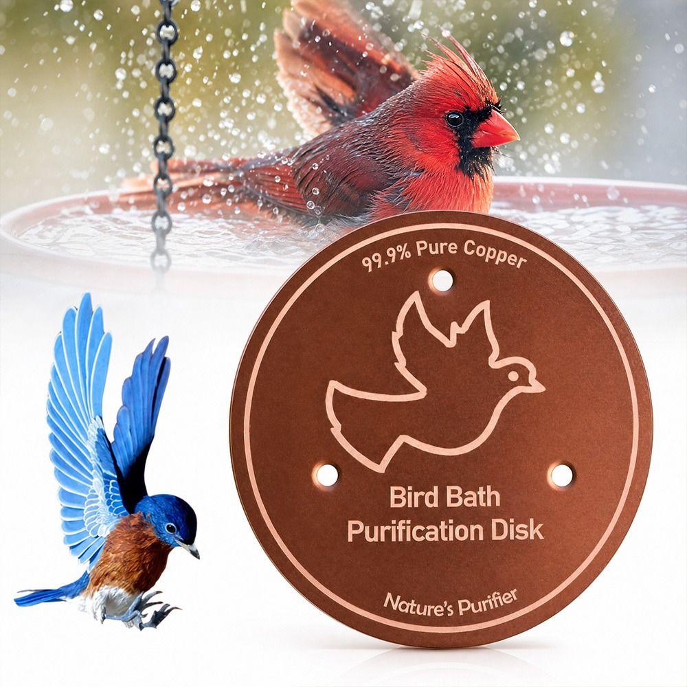 10cm Bird Bath Disk Round Cleaning Plate Bird Bath Water Fountain  for Garden Patio Lawn Fountain