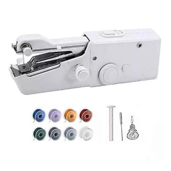 Handheld Mini Sewing Machine Electric Sewing Machine with 3 Sewing Modes Portable Sewing Machine Kit for Travel Home DIY Craft