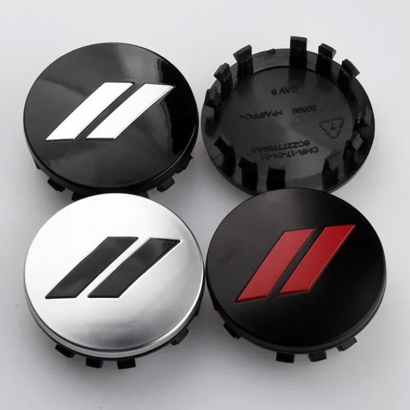 Für Dodge 4 Stück x 63mm Auto Logo Radnabendeckel Chrysler 300C Felgenabdeckung Emblem Aufkleber Charger Challenger Hell Cat SRT