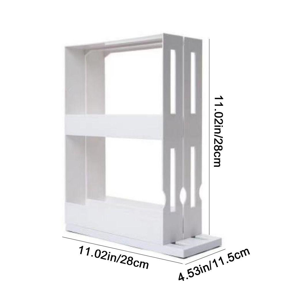 Plastic Seasoning Swivel Storage Organizer Large Capacity Spice Organizer for Home