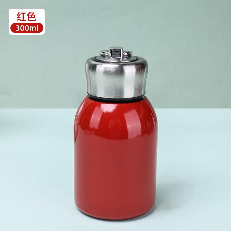 Chinese Style Print Insulated Tumbler 316 Stainless Steel Mini Pocket Cup with Hanging Loop