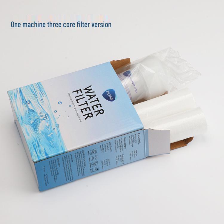 Set Purificatore d'Acqua per la Casa Transfrontaliero: Filtri per Doccia, Lavatrice, WC con Nucleo Sostituibile in Cotone PP