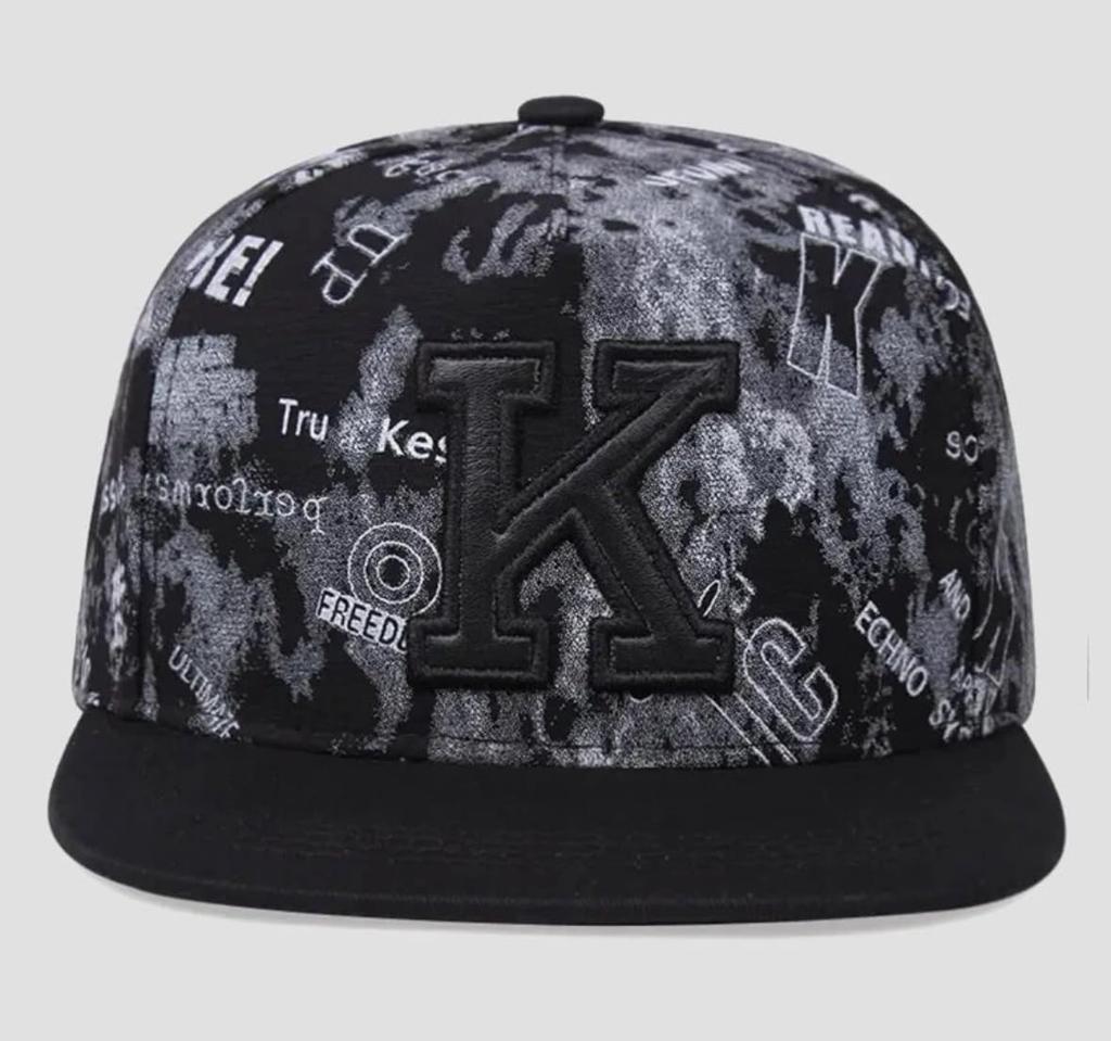 Sproutsy Men's Flat Straight Snapback Cap, Stylish, Hip Hop Style, Unisex, Popular, English K (Yellow)