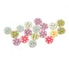 500PCS Wooden Button Multipurpose Fashionable Primary Color Base 2 Holes Decorative Sewing Button for   Craft Supplies