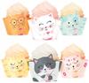 Muffin Liners Wrappers Colorful Kittens Cats Birthday 6Pcs.