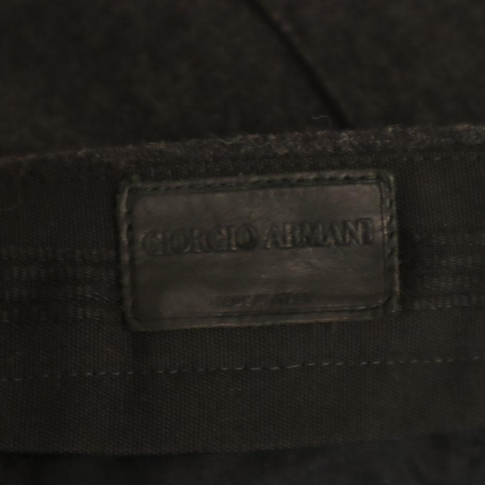 GIORGIOARMAN wool made in italy Slacks pants 46 gray Tuck pants Men's Used