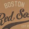 MLB Boston Red Sox Loose Fit Casual Vintage Graphic Print Short Sleeve T-Shirt Unisex Tops 3ATSV0553-43CAL